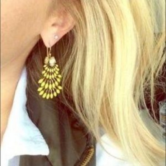 ::S&D🌝Citrine Norah ColorPOP Chandelier Earrings - Picture 2 of 6